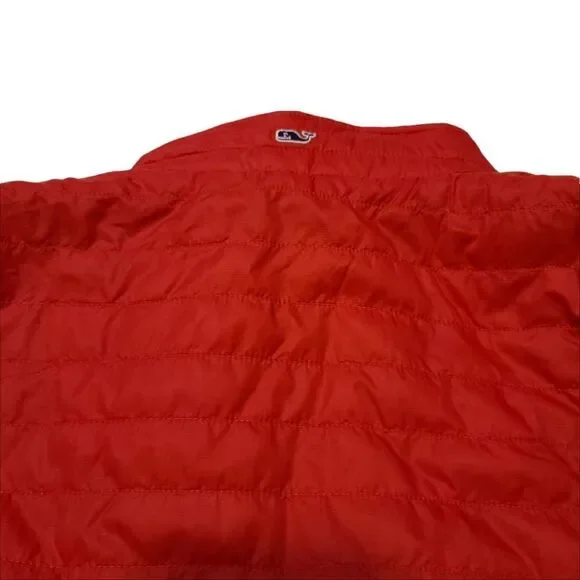 Kids Vineyard Vines Reversible Plaid Vest, Red  Size Large, 14 - Picture 6 of 9